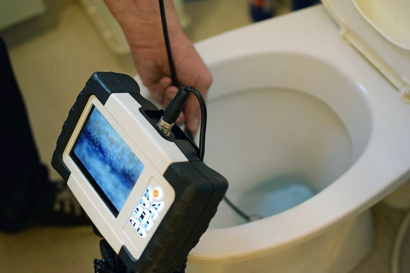 sewer line camera inspection