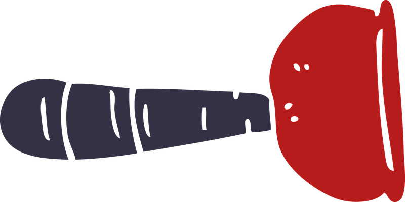 sideways toilet plunger