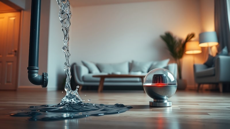 AI Leak detection system smart home plumbing 2025
