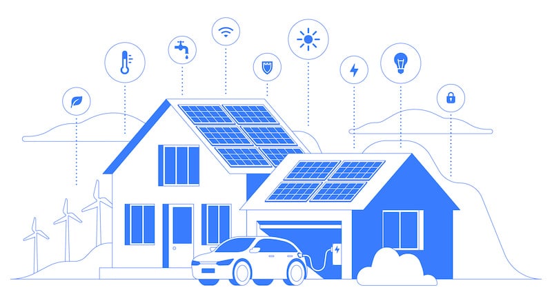 smart home illustration