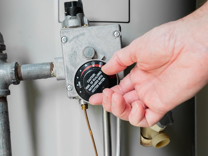 thermostatic valve water heater
