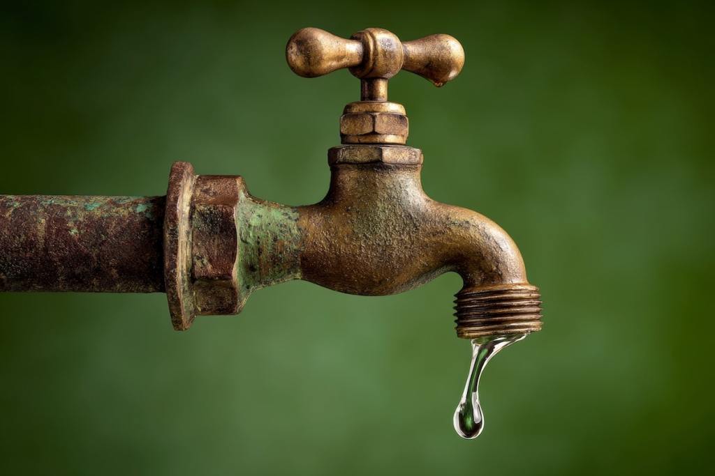old water tap hose bib and faucet leaks