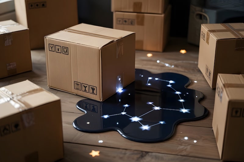 hidden leaks under a box