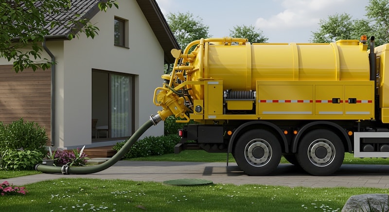 drain a septic system