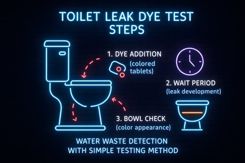 dye test toilet flappers