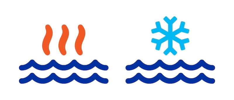 hot and cold water mixing valve