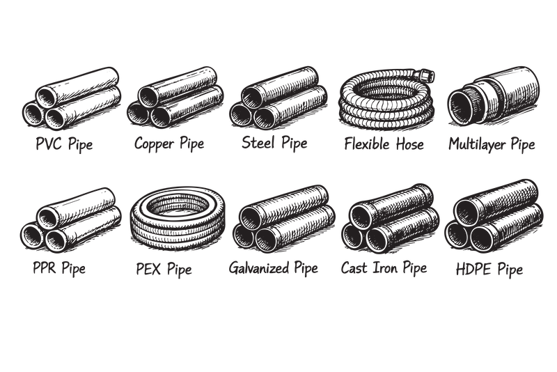 types of piping system