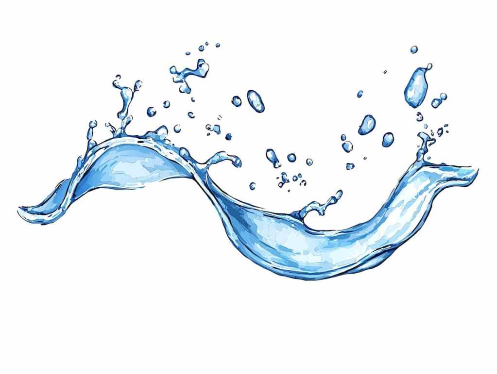 Flowing recirculation pipes, streamlined water system